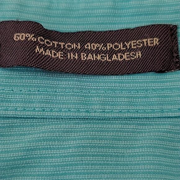 Arrow Mens Wrinkle Free Long Sleeved Button Front and Cuff Dress Shirt Size XXL - Picture 6 of 10